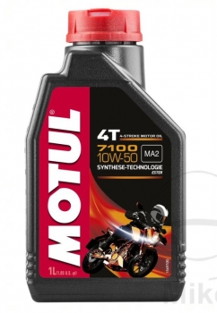 Engine oil 10W50 4T 1 litre Motul synthetic 7100 Maxx for RSV4 1100